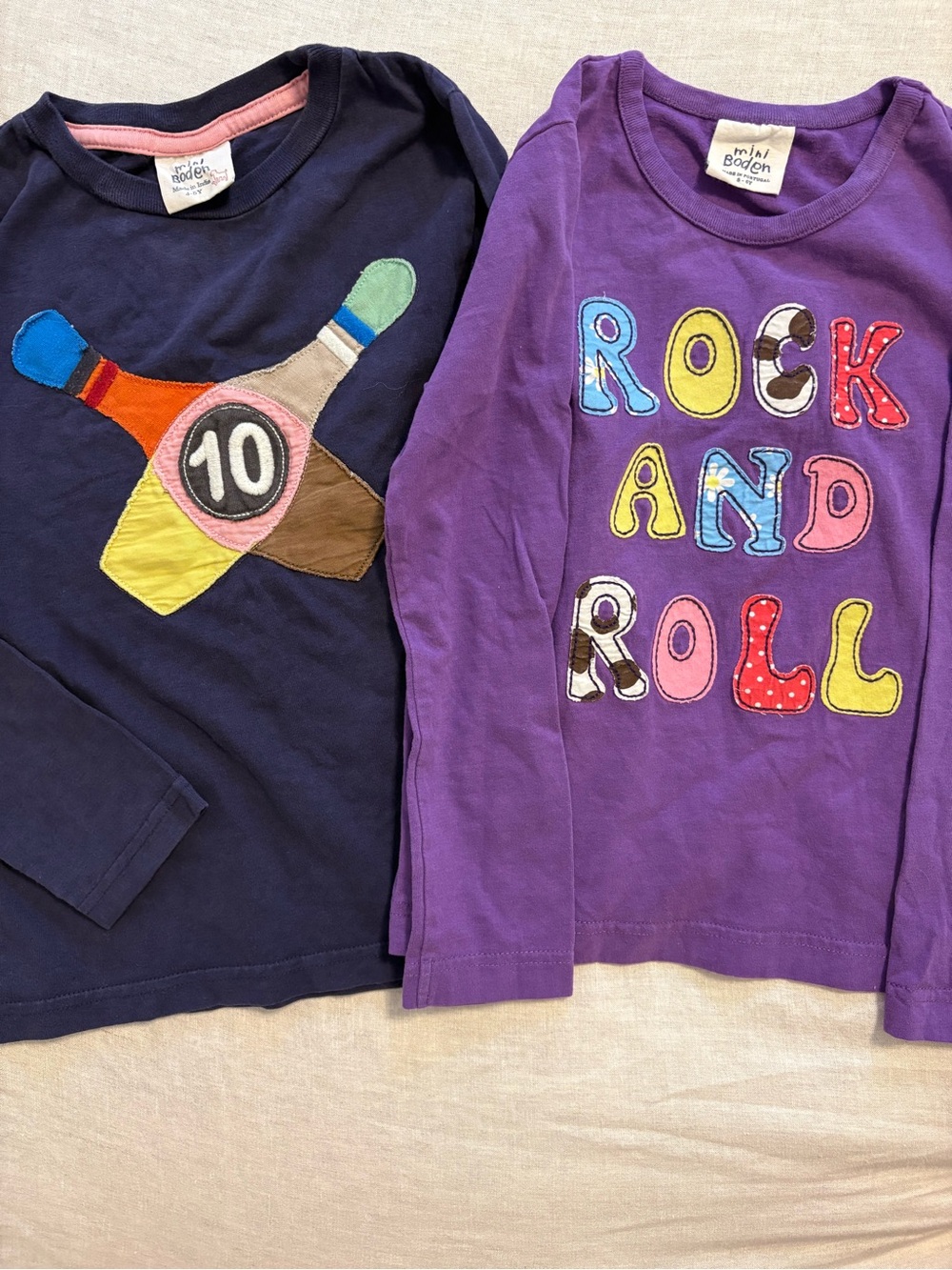 Mini Boden 5Y Long Sleeve Tee Bundle